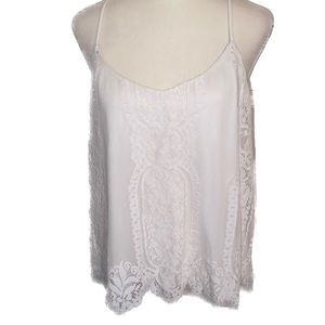 Venus White Lace Tank Top
